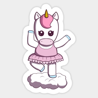 Ballerinicorn Sticker